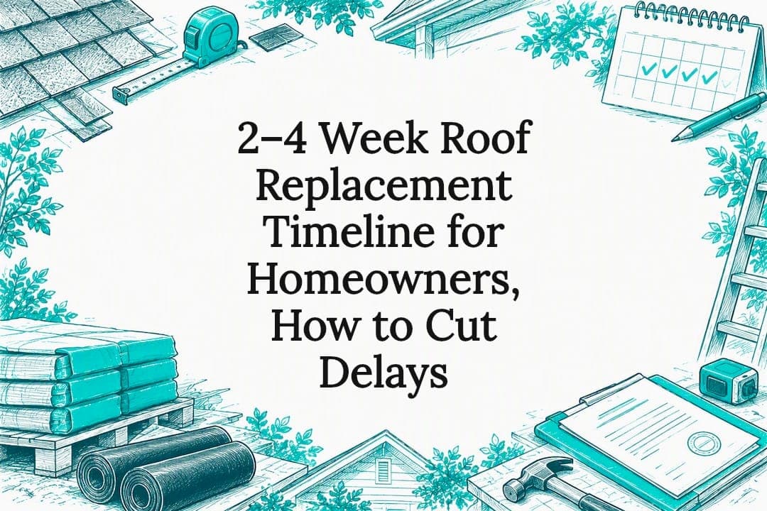 2–4 Week Roof Replacement Timeline for Homeowners, How to Cut Delays