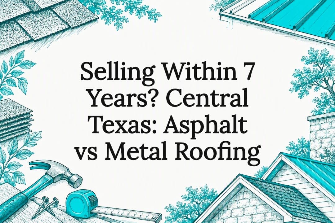 Selling Within 7 Years? Central Texas: Asphalt vs Metal Roofing