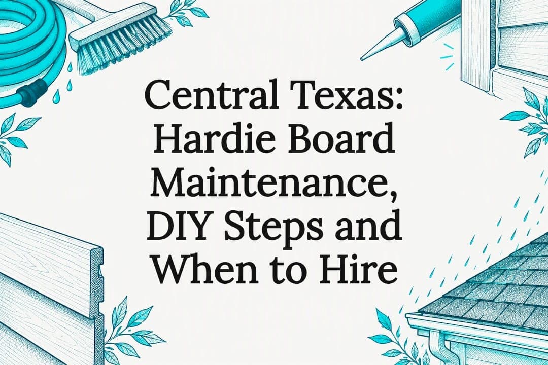 Central Texas: Hardie Board Maintenance, DIY Steps and When to Hire