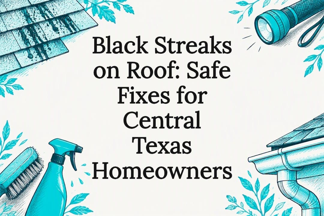 Black Streaks on Roof: Safe Fixes for Central Texas Homeowners