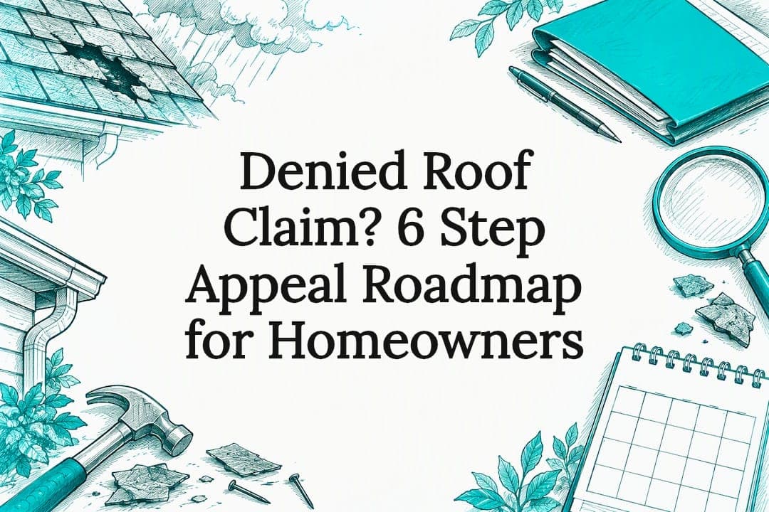 Denied Roof Claim? 6 Step Appeal Roadmap for Homeowners