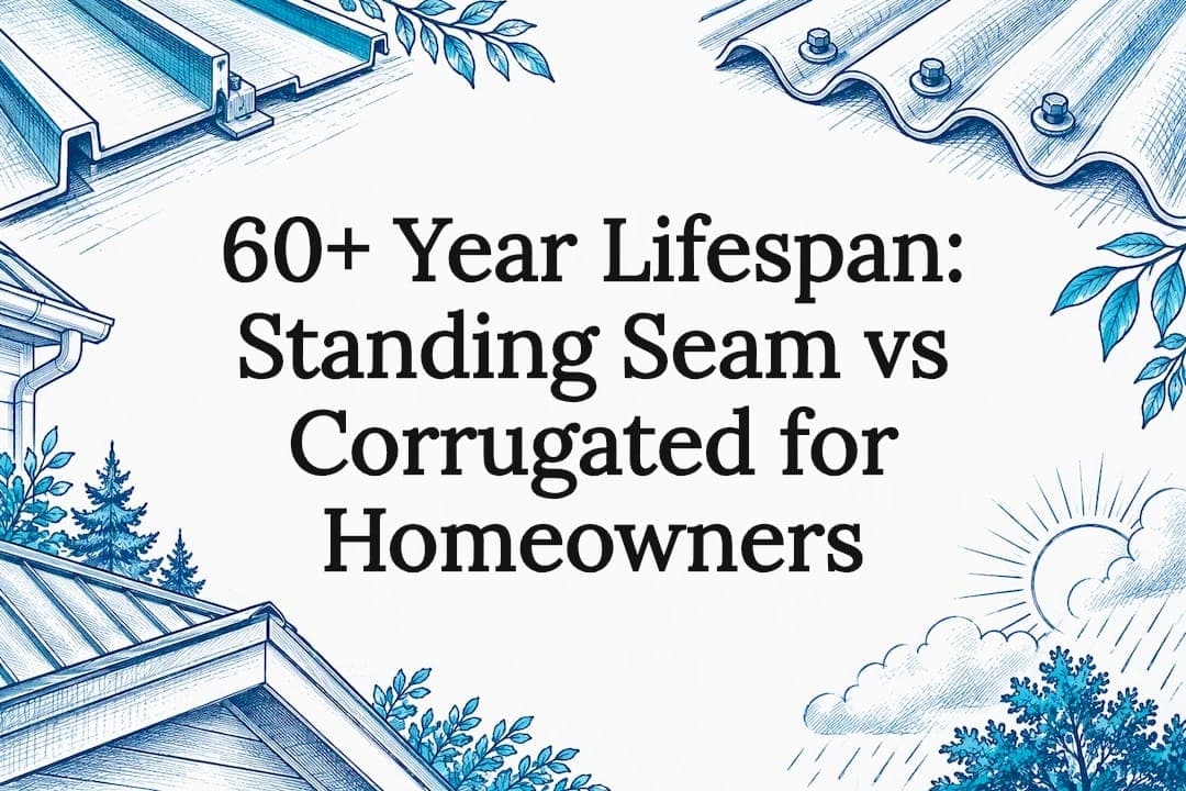 60+ Year Lifespan: Standing Seam vs Corrugated for Homeowners